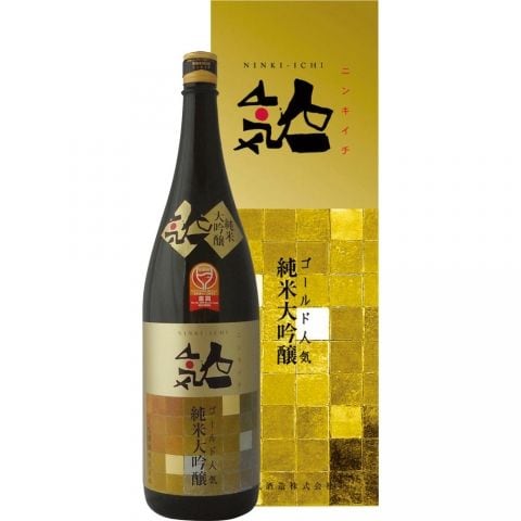 【送料込み】人気酒造 人気一 ゴールド人気 純米大吟醸 1800ml