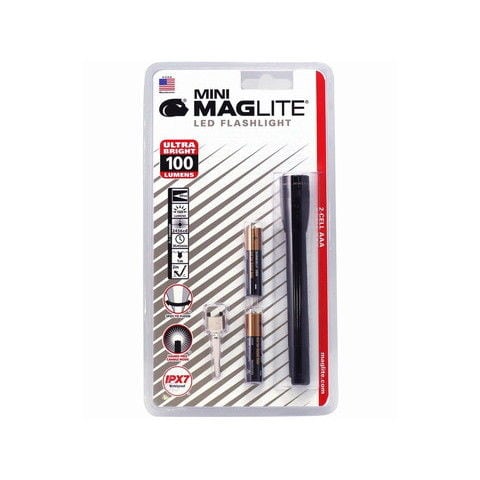 マグライト LED懐中電灯（ブラック）100ルーメン MAGLITE ミニマグライトLED 2AAA SP32016 【返品種別A】