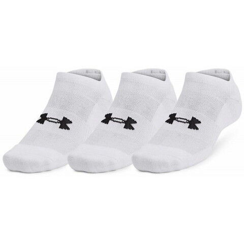 dショッピング |アンダーアーマー UAトレーニング コットン ノーショー ソックス 3足セット（White/White/Black・サイズ ...