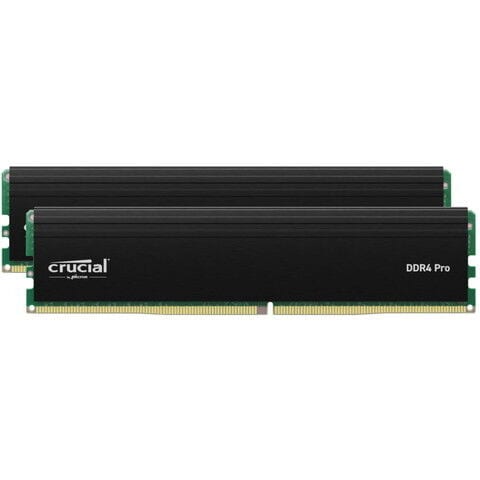 Crucial（クルーシャル） Crucial Pro PC4-25600 (DDR4-3200） 64GB Kit (32GBx2) UDIMM CL22 (16Gbit)  CP2K32G4DFRA32A 【返品種別B】