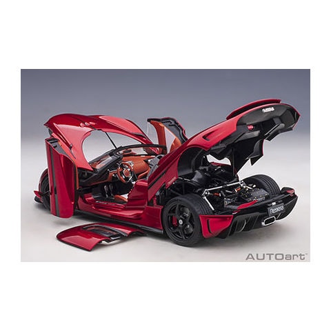 買い新作AUTO art 79022 1/18 ケーニグセグ アゲーラ RS （レッド／カーボンブラック） レーシングカー