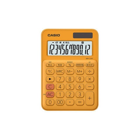 キヤノン CANON カラフル電卓（１０桁） ミニ卓上 LS-105WUC-PK - www