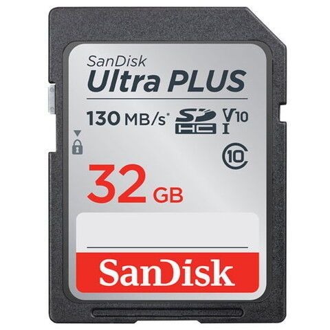 SanDisk（サンディスク） SDHCメモリカード 32GB Class10 UHS-I Ultra PLUS（ウルトラ プラス） SDSDUW3-032G-JNJIN 【返品種別A】