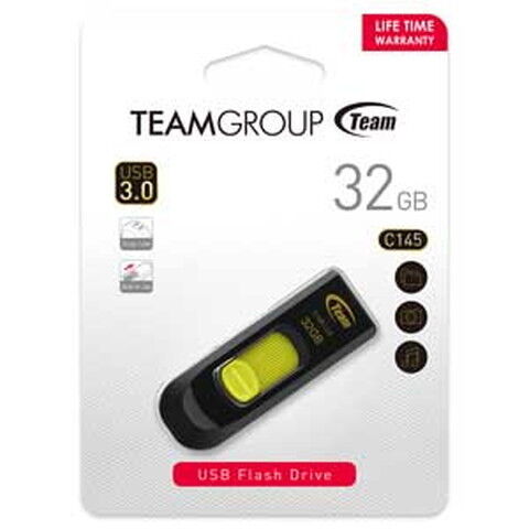 Team（チーム） USB3.0/2.0対応 USBフラッシュメモリ 32GB C145シリーズ U3032GC145YTG 【返品種別A】