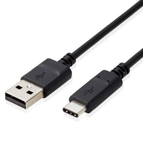 エレコム USB2.0ケーブル PS5対応 A-Cタイプ ノーマル 3.0m ブラック  GM-U2CAC30BK 【返品種別B】