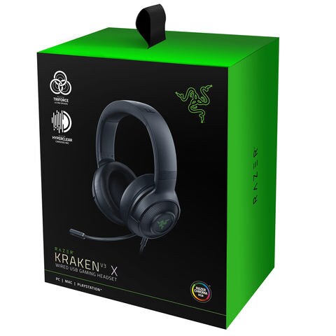 Dショッピング Razer 国内正規品 7 1chサラウンド対応ゲーミングヘッドセット Kraken V3 X ブラック Rz04 R3m1 返品種別a カテゴリ パソコン周辺機器 その他の販売できる商品 Joshin ドコモの通販サイト