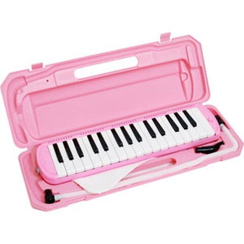 KC 鍵盤ハーモニカメロディピアノ（ピンク）【お名前/ドレミファソラシール付き】 Kyoritsu Corporation MELODY PIANO P3001-32K/PK 【返品種別B】