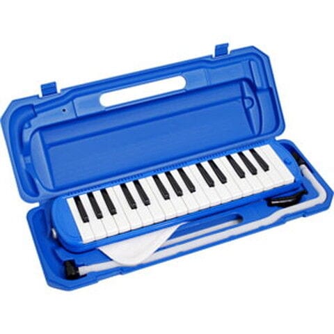 KC 鍵盤ハーモニカメロディピアノ（ブルー）【お名前/ドレミファソラシール付き】 Kyoritsu Corporation MELODY PIANO P3001-32K/BL 【返品種別B】