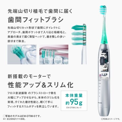 dショッピング |パナソニック 電動歯ブラシ(ホワイト) Panasonic 音波