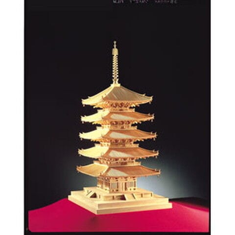 dショッピング |ウッディジョー 1/75 木製模型 興福寺 五重の塔