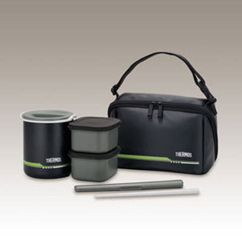 サーモス 保温弁当箱　マットブラック THERMOS　Hot Lunch（ホットランチ） DBQ-502-MTBK 【返品種別A】