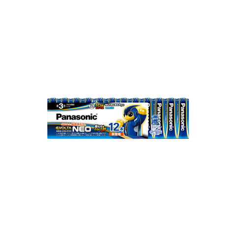 パナソニック アルカリ乾電池単3形 12本パック Panasonic EVOLTA NEO LR6NJ/12SW 【返品種別A】