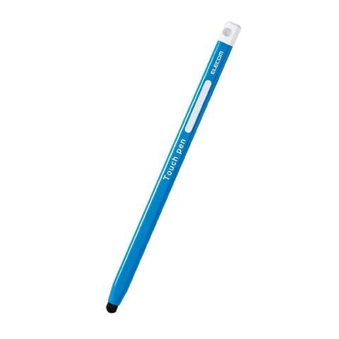エレコム タッチペン/スマホ・タブレット用 鉛筆型 三角 細軸 超感度タイプ（ブルー）  P-TPEN02SBU 【返品種別A】