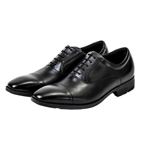 テクシーリュクス ビジネスシューズ　ストレートチップ（ブラック・25.5cm） texcy luxe（アシックス商事）　本革靴 TU-7010-008-25.5 【返品種別A】