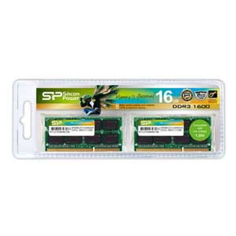 SiliconPower（シリコンパワー） PC3L-12800（DDR3L-1600）204pin DDR3 SDRAM S.O.DIMM 16GB（8GB×2枚）  SP016GLSTU160N22 【返品種別B】