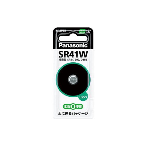 パナソニック 酸化銀電池×1個 Panasonic SR41W 【返品種別A】