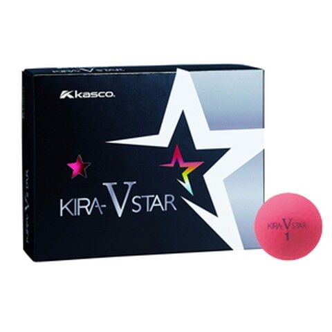 dショッピング |キャスコ ゴルフボール KIRA STAR V ピンク 1ダース 12 ...