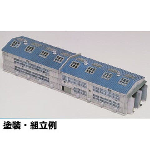 グリーンマックス 【再生産】(N) 2123 電車庫（未塗装組立キット）  GM 2123 デンシヤコ 【返品種別B】