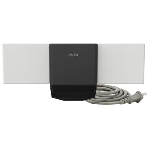 ムサシ 屋外向け AC式 LEDセンサーライト（7W×2灯） musahi RITEX　無線連動センサーライト(送受信型) W-610 【返品種別A】