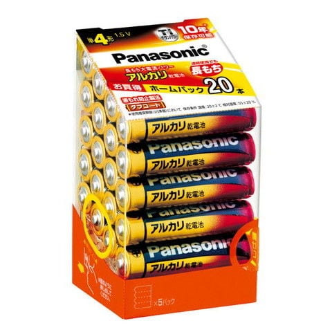 パナソニック アルカリ乾電池単4形 20本パック Panasonic ホームパック LR03XJ/20SH 【返品種別A】