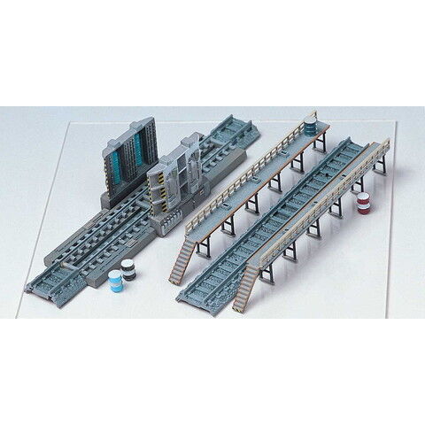 グリーンマックス 【再生産】(N) 2121 洗浄機（道床付）（未塗装組立キット）  GM 2121 センジョウキ キット 【返品種別B】