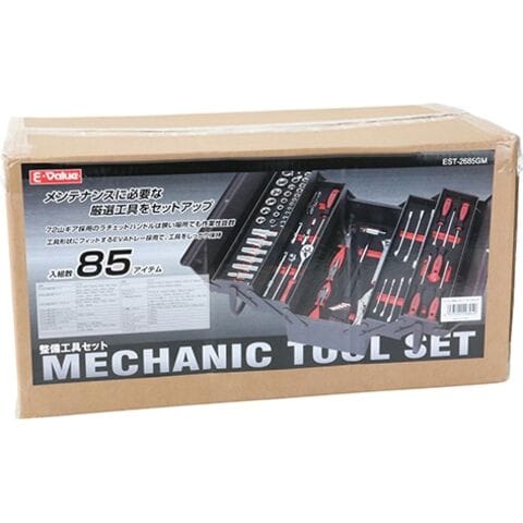 dショッピング |E-Value 整備工具セット 両開き EST-2685GM 【返品種別