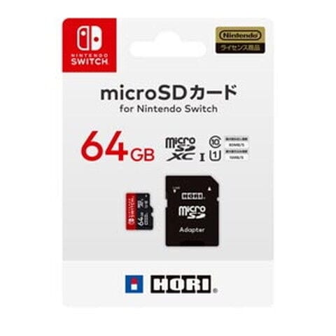 ホリ 【Switch】マイクロSDカード 64GB for Nintendo Switch  NSW-046 マイクロSD64GB 【返品種別B】
