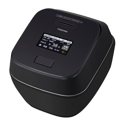 TOSHIBA 真空圧力IHジャー炊飯器 炎匠炊き(5.5合炊き) グランブラック RC-