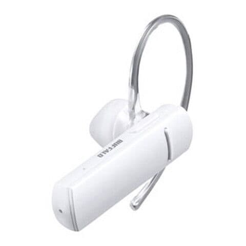 バッファロー Bluetooth4.0対応 片耳ヘッドセット 音声＆通話対応（ホワイト） BUFFALO BSHSBE200WH 【返品種別A】