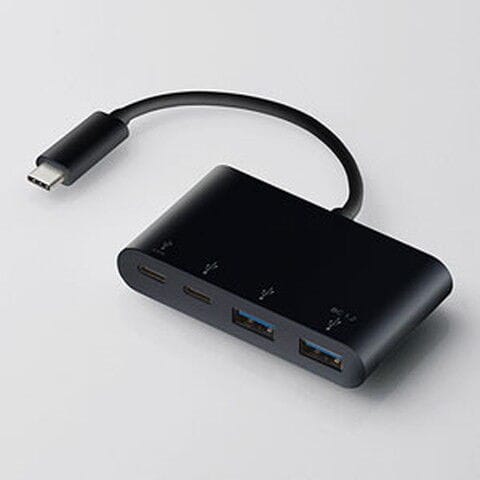 エレコム USB A 2ポート Type-C 2ポートコネクタ搭載USBハブ(ブラック) ELECOM U3HC-A423P5BK 【返品種別A】