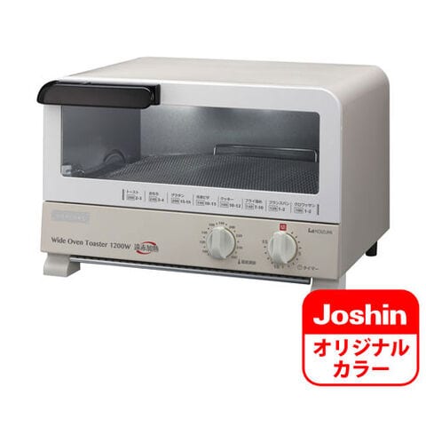オーブントースター コイズミ オーブントースター　ベージュ KOIZUMI　KOS-1211のJoshinオリジナルモデル KOS-J122/C 【返品種別A】