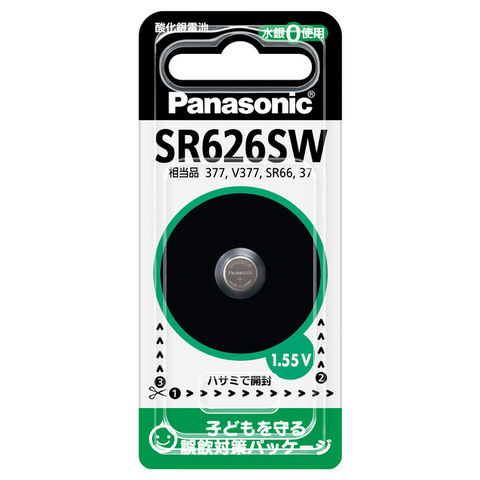 パナソニック 酸化銀電池×1個 Panasonic SR626SW 【返品種別A】