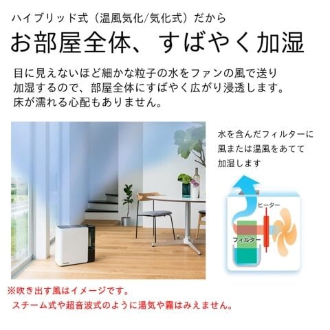 dショッピング |ダイニチ ハイブリッド式加湿器（木造20畳/プレハブ
