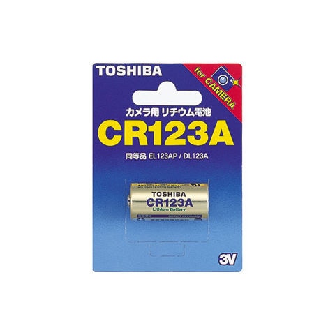 東芝 カメラ用リチウム電池（1本入） TOSHIBA CR123A CR-123AG 【返品種別A】