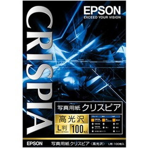 エプソン L判写真用紙　100枚 EPSON　クリスピア KL100SCKR 【返品種別A】