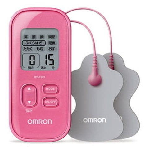 オムロン 低周波治療器（ピンク） OMRON HV-F021-PK 【返品種別A】