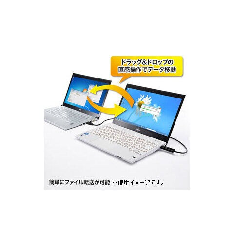 dショッピング |サンワサプライ ドラッグ＆ドロップ対応 USB3.0リンク