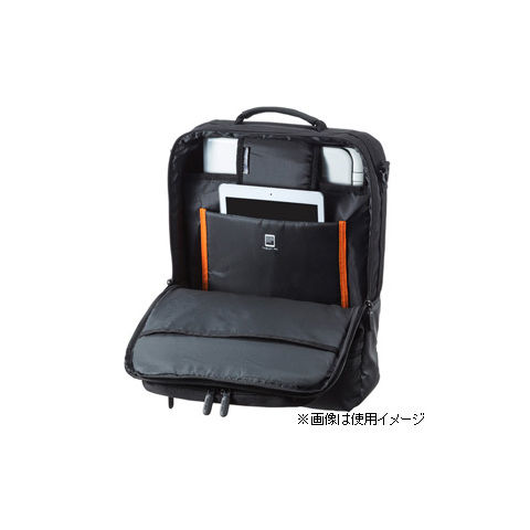 サンワサプライ BAG-3WAY23BK ３WAYビジネスバッグ（縦型・通勤用