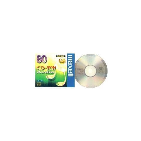 マクセル 音楽用CD-RW80分 1枚 maxell CD-RWA80MQ1TP 【返品種別A】