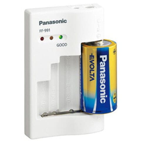 パナソニック 電池チェッカー Panasonic FF-991P-W 【返品種別A】