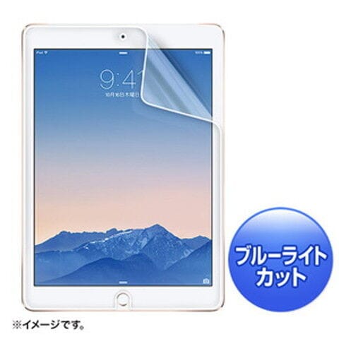サンワサプライ iPad Air 2用液晶保護フィルム（ブルーライトカット・指紋防止・光沢）  LCD-IPAD6BC 【返品種別A】