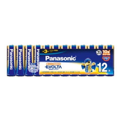 パナソニック アルカリ乾電池単3形12本パック Panasonic EVOLTA LR6EJ/12SW 【返品種別A】