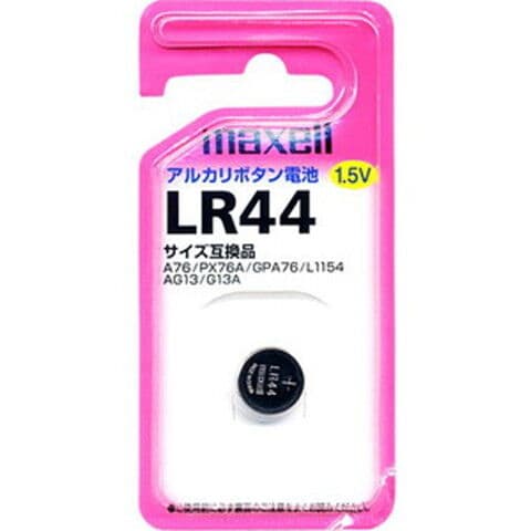 マクセル アルカリボタン電池×1個 maxell LR44 LR441BS 【返品種別A】