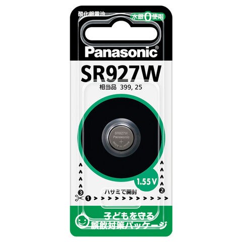 パナソニック 酸化銀電池×1個 Panasonic SR927W 【返品種別A】