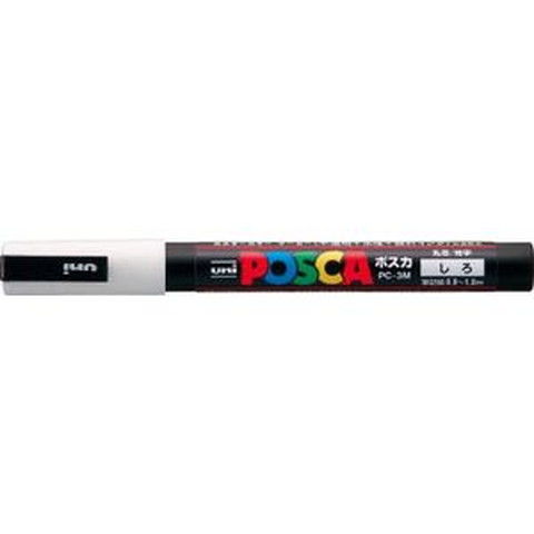 三菱鉛筆 ポスカ 細字丸芯（白） POSCA PC3M.1 【返品種別A】
