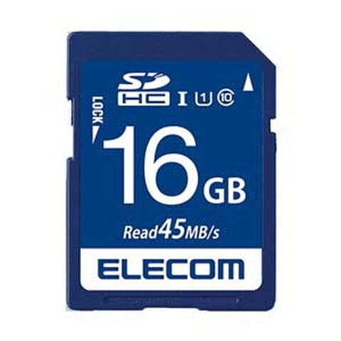 エレコム SDHCメモリカード 16GB Class10 UHS-I  MF-FS016GU11R 【返品種別A】