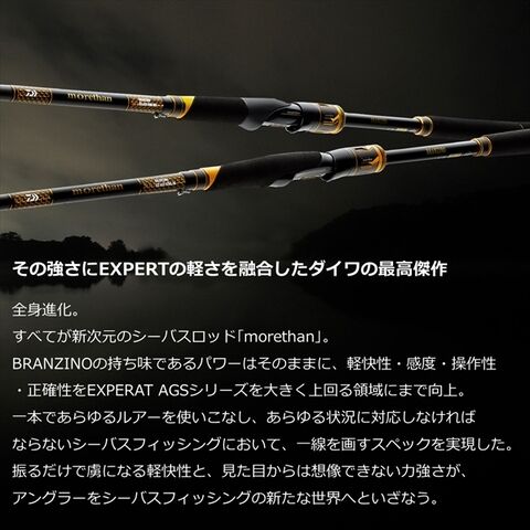 dショッピング |ダイワ モアザン ブランジーノ EX AGS 1010ML/M DAIWA シーバスロッド パワーサーフカスタム1010  モアザンブランジーノEX AGS 1010ML/M 【返品種別A】 | カテゴリ：ソルトルアーロッドの販売できる商品 | Joshin  (006496065231825936)|ドコモの通販サイト