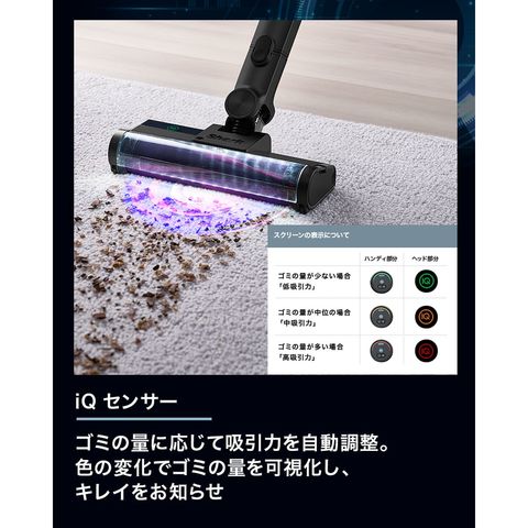 dショッピング |Shark シャーク CleanSense iQ+ コードレススティッククリーナー メタルブラック IW3241JBK  カテゴリ：の販売できる商品 dショッピングダイレクト (0192010123714)|ドコモの通販サイト