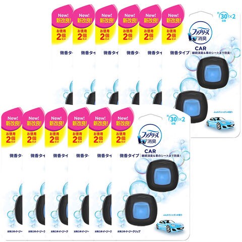 Dショッピング P G ファブリーズ 消臭芳香剤 車用 クリップ型 イージークリップ 微香 ふんわりシャボンのそよ風 2ml 2個 12箱 カテゴリ トイレ用消臭剤 芳香剤の販売できる商品 Dショッピングセレクト ひかりtv ドコモの通販サイト