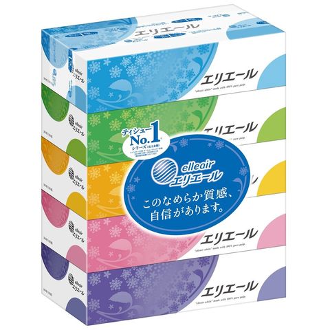 dショッピング |大王製紙 エリエール ティッシュペーパー 180枚×5箱×12